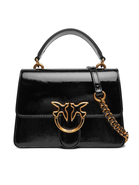 Geantă PINKO Love One Top Handle Mini Light PE 25 PLTT 100071 A1UV Negru