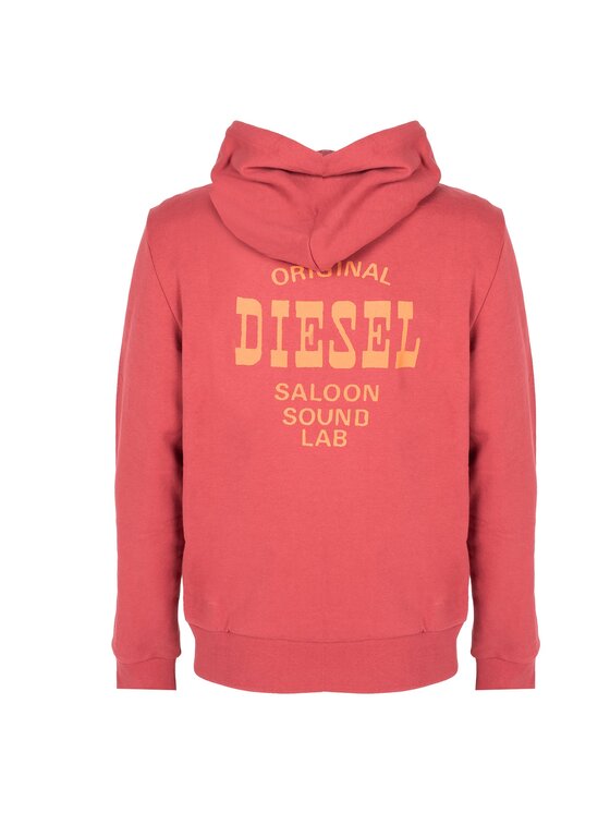 Diesel Diesel Felpa A07810-0HAYT Rosso Regular Fit