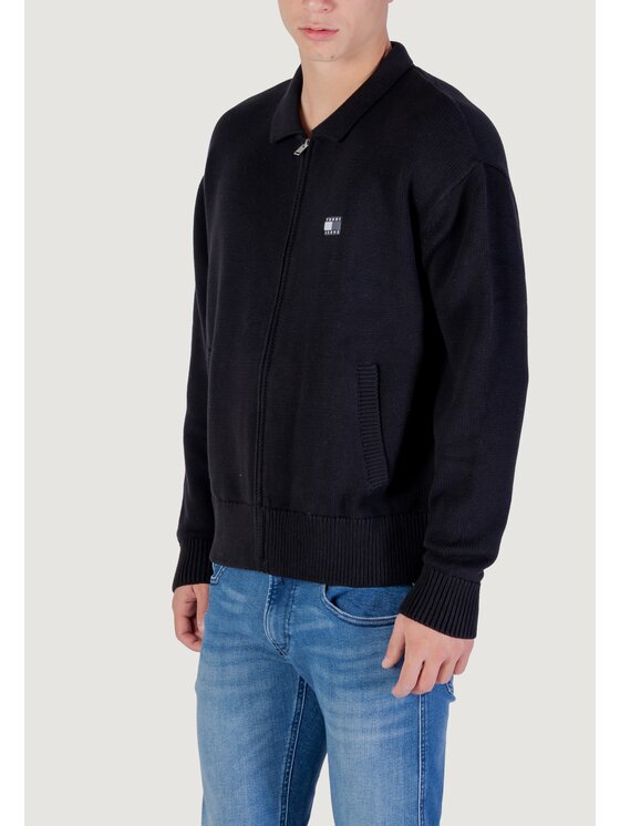 Tommy Jeans Tommy Jeans Ζακέτα TJM RLX TNL BADGE FZ Μαύρο Casual Fit