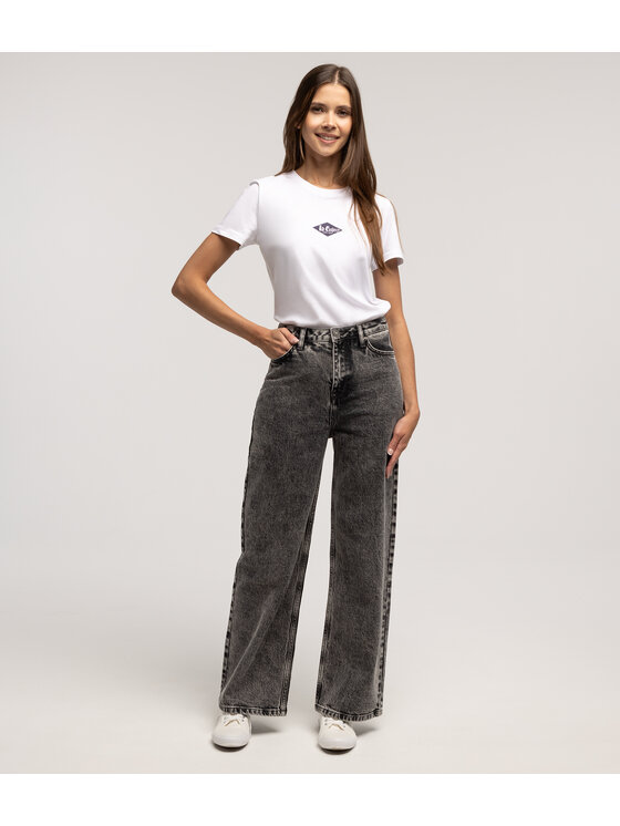Lee Cooper Lee Cooper Jeansy BELLA 3225 Czarny Wide Leg