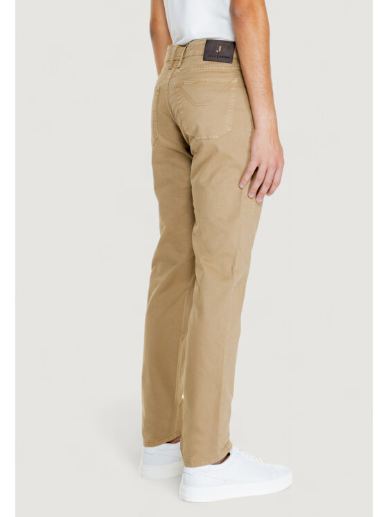 Jeckerson Jeckerson Pantaloni chino JOHN 5 TASCHE TOPPA Beige To Fit