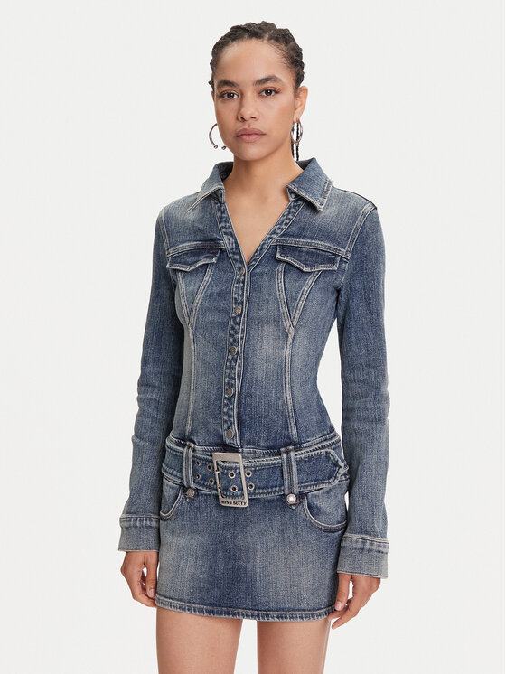 Miss Sixty Miss Sixty 6S1DJ48900 Vestito di jeans Deep Blue F58