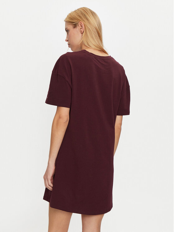 Tommy Hilfiger Tommy Hilfiger Vsakodnevna obleka UW0UW05631 Rdeča Relaxed Fit