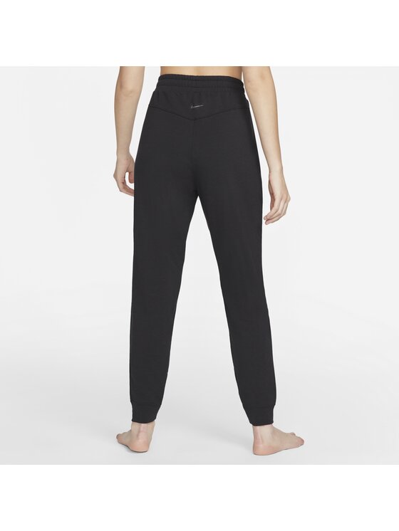 Nike Pantaloni da tuta Yoga Dri FIT Nero Regular Fit Modivo