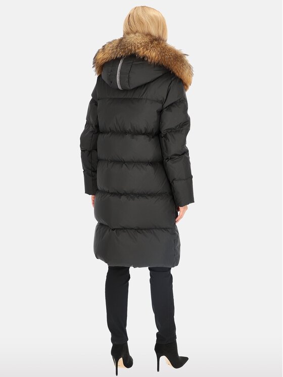 Perso Perso Dámská bunda BLH241001FXR Černá Regular Fit