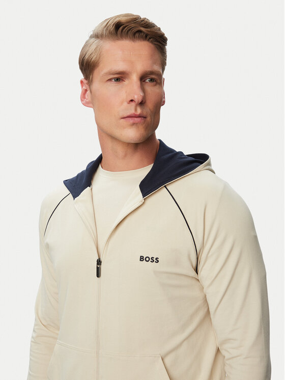 BOSS BOSS Džemperis Mix&Match 50515313 Kreminė Regular Fit
