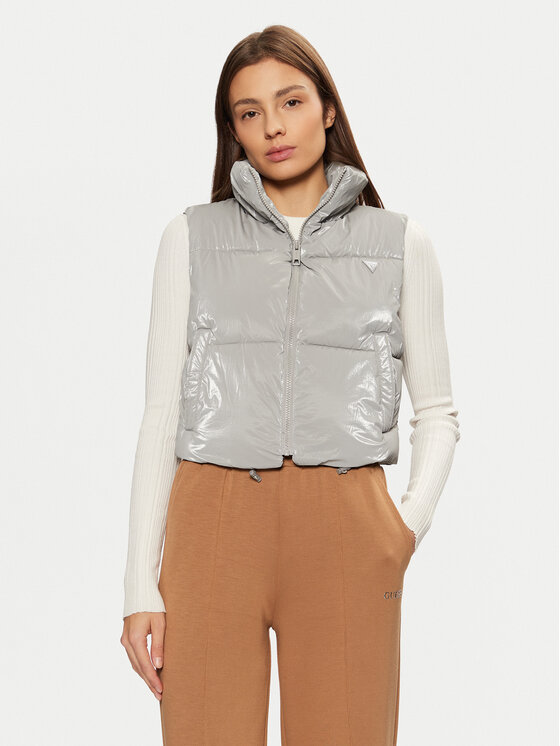Guess Guess Bodywarmer V5RL00 WGUJ0 Grau Regular Fit