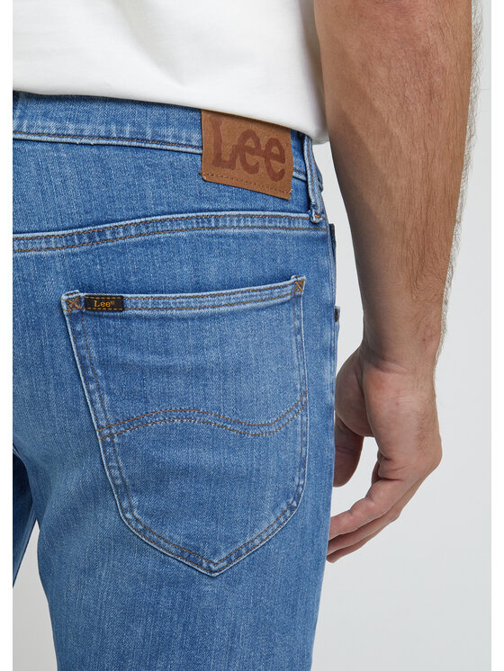 Lee Lee Jeansy DAREN ZIP FLY Niebieski Straight Fit