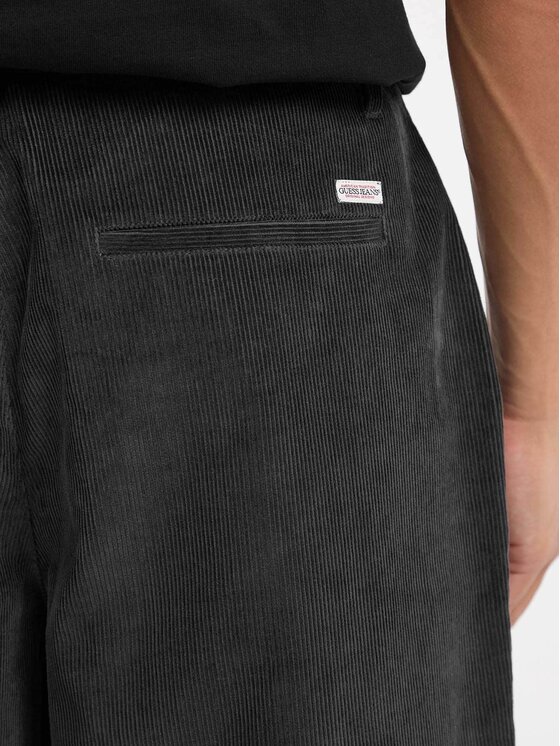 Guess Jeans Guess Jeans Spodnie materiałowe 179704 Czarny Regular Fit