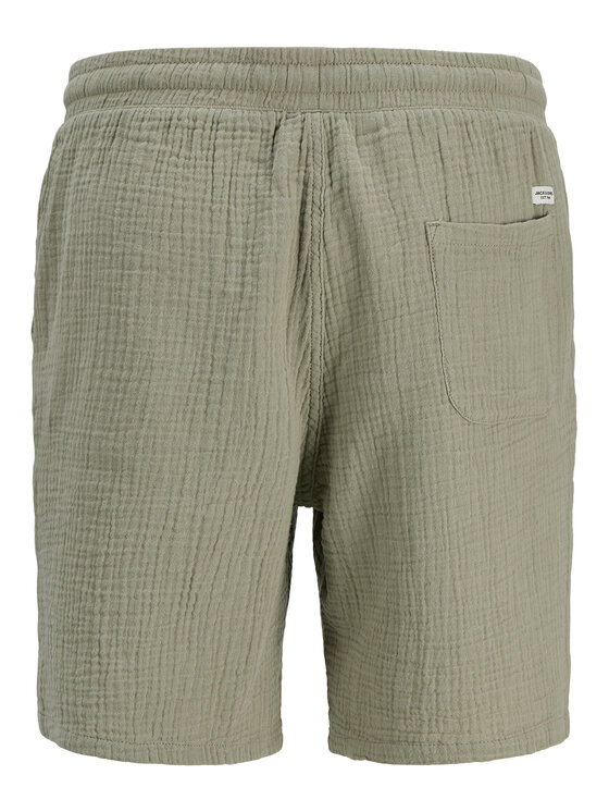 Jack & Jones Jack & Jones Szövet rövidnadrág Jaiden 12274758 Khaki Relaxed Fit
