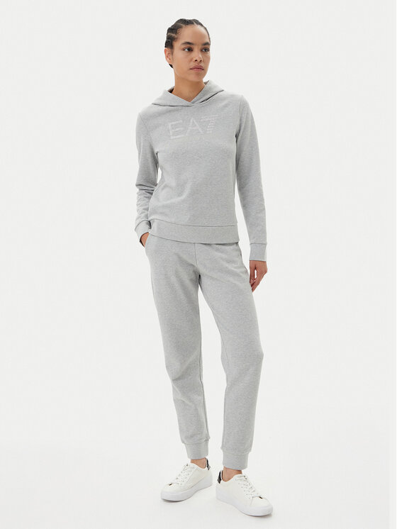 EA7 Emporio Armani EA7 Emporio Armani Felpa 7W000095 AF12473 O8002 Grigio Regular Fit