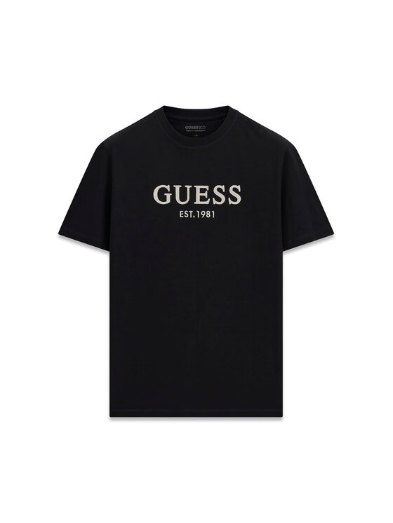 Guess Guess T-Shirt 182676 Μαύρο Classic Fit
