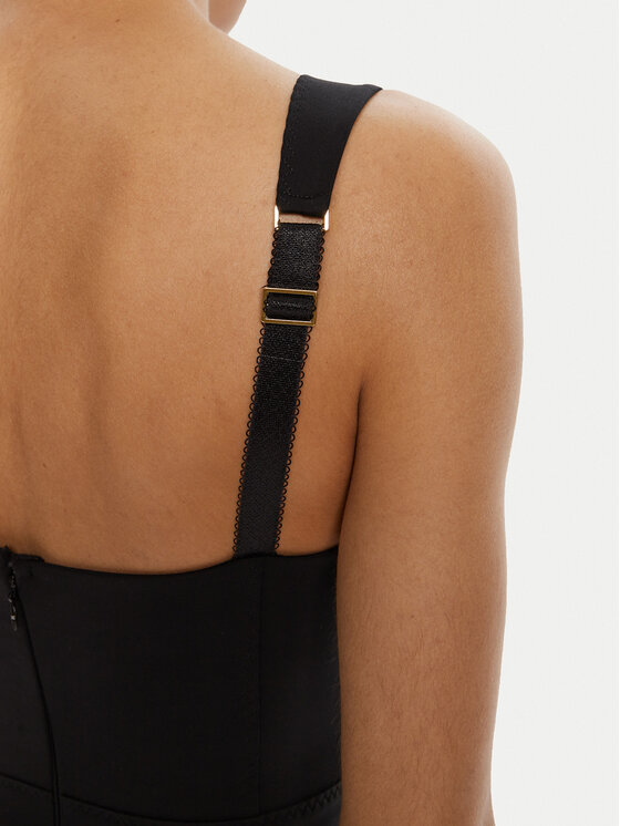 Elisabetta Franchi Elisabetta Franchi Φόρεμα κοκτέιλ AB-810-56E2-V520 Μαύρο Regular Fit