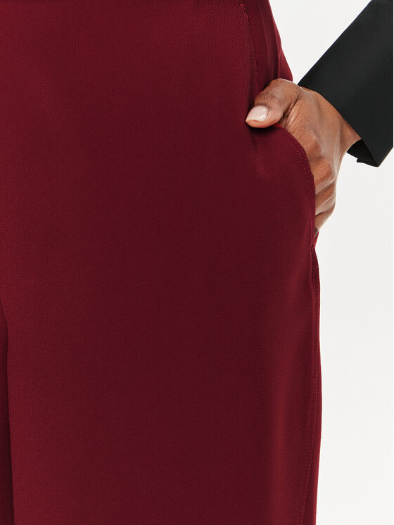 Calvin Klein Calvin Klein Stoffhose K20K207155 Rot Wide Leg