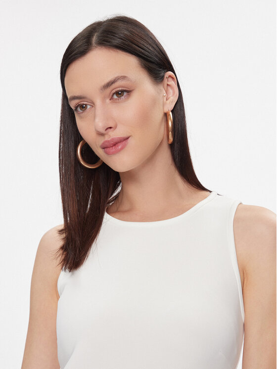 Max Mara Leisure Max Mara Leisure Sukienka codzienna Baccano 2416621027 Biały Regular Fit