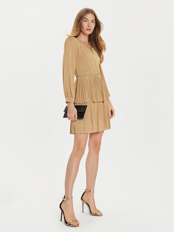 ARTIGLI ARTIGLI Коктейльна сукня ACAB000583 Золотий Regular Fit