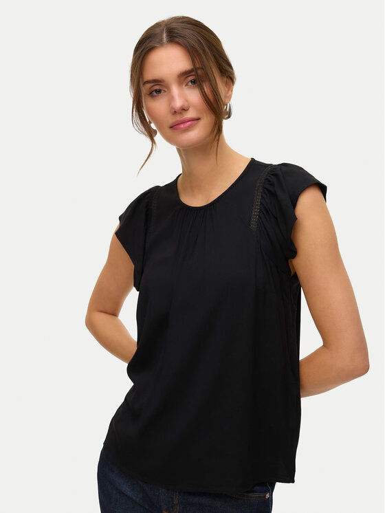 Vero Moda Vero Moda Majica Bella 10325248 Crna Standard Fit