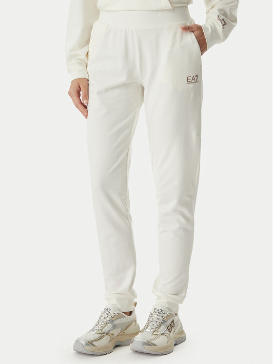 EA7 Emporio Armani EA7 Emporio Armani Jogginganzug 7W000117 AF13135 U0004 Creme Regular Fit