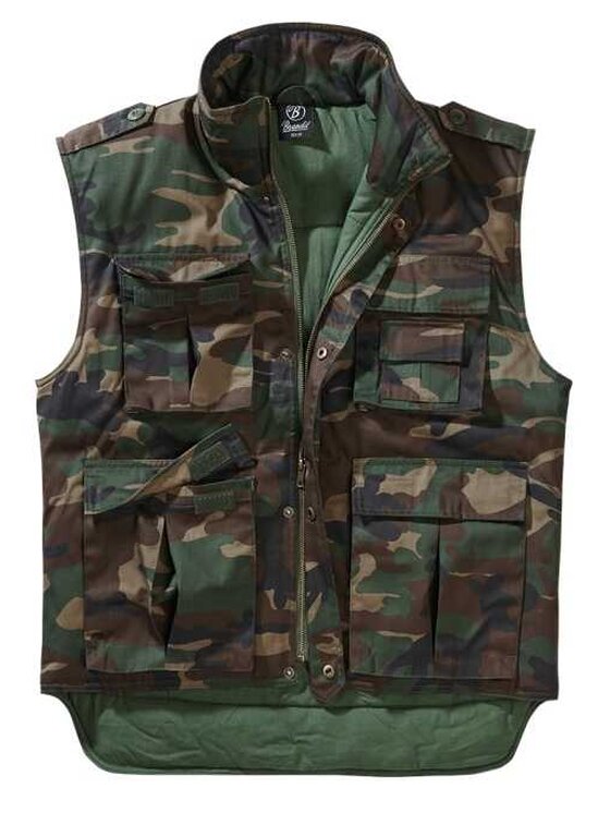 Brandit Brandit Kamizelka 4014.10.XXL Zielony Regular Fit