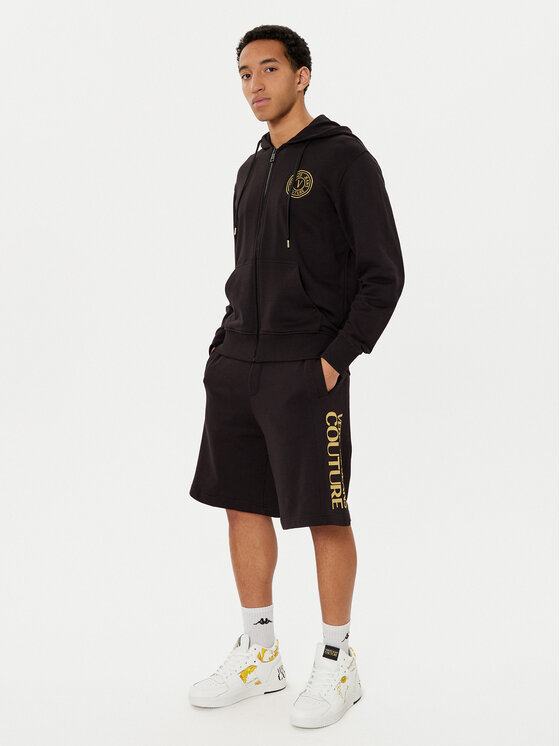 Versace Jeans Couture Versace Jeans Couture Sportske kratke hlače 78GADT05 Crna Regular Fit