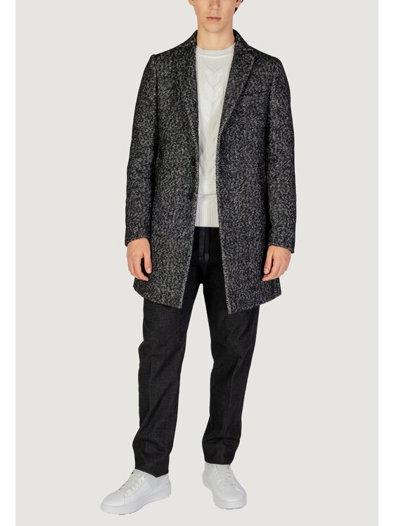 HAMAKI-HO HAMAKI-HO Cappotto CP9H Nero Regular Fit