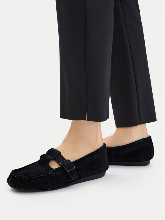Clarks Clarks Mokasyny Freckle Tbar 26185903 Czarny