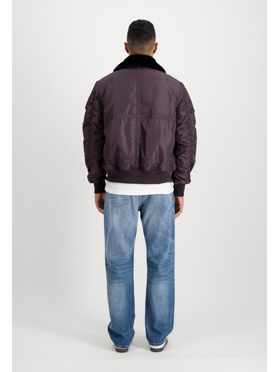 Alpha Industries Alpha Industries Kurtka bomber B-15 III TT Two Tone Bomber Jacket Fioletowy Regular Fit