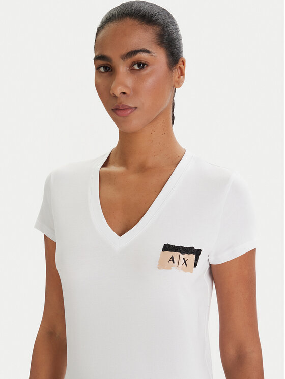 Armani Exchange Armani Exchange Футболка XW001803 AF16294 U0002 Білий Regular Fit