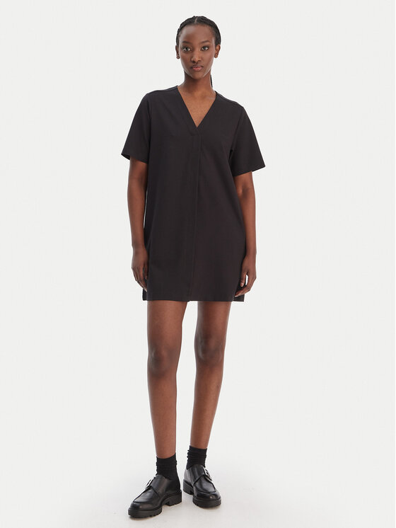 Calvin Klein Jeans Calvin Klein Jeans Φόρεμα καθημερινό LV047E209G Μαύρο Regular Fit
