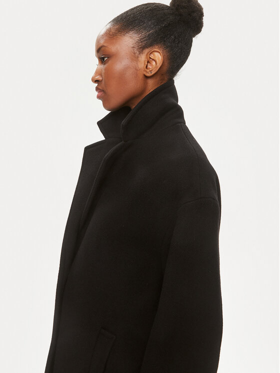 PINKO Pinko Wollmantel Enter 101809 Y7DY Schwarz