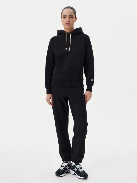 Champion Champion Majica dugih rukava 117869 Crna Regular Fit
