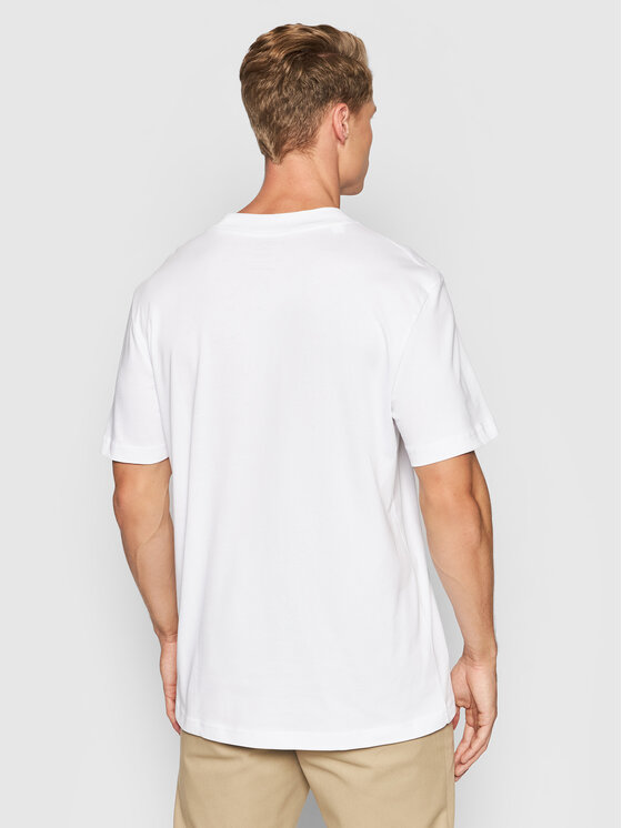 Selected Homme Selected Homme T-Shirt Colman 16077385 Weiß Relaxed Fit