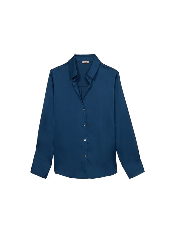 Oltre Oltre Koszula 5374R202939N034 Niebieski Regular Fit