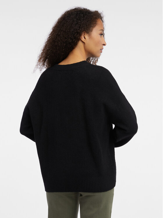 Orsay Orsay Sweter 507510660000__S Czarny Regular Fit