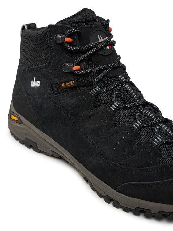 Lomer Lomer Trekkings Sella High Mtx Suede 30047/A Negru