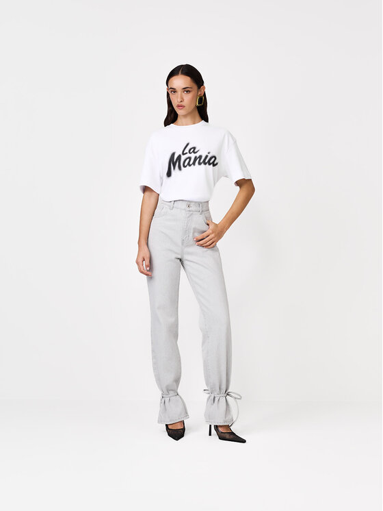 La Mania La Mania T-Shirt SOLINE Biały Basic Fit