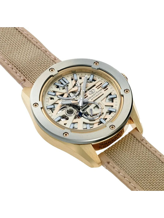 Orient Star Orient Star Zegarek RE-BZ0005G00B Beżowy