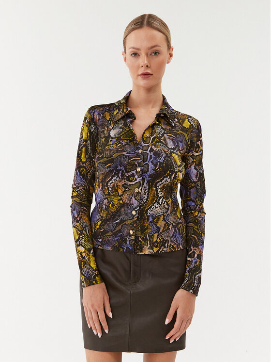 Bluse Just Cavalli, Größe 42 Violett 75PAL228