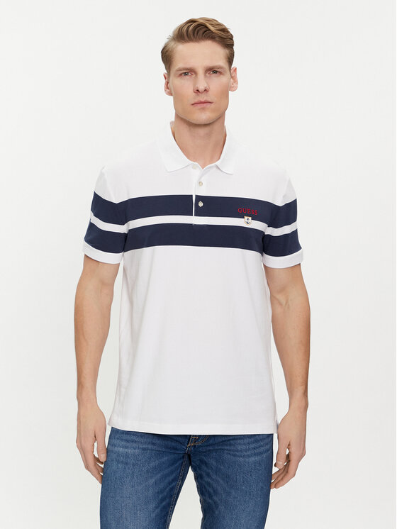 Guess Polo M4GP10 KC741 Balts Regular Fit