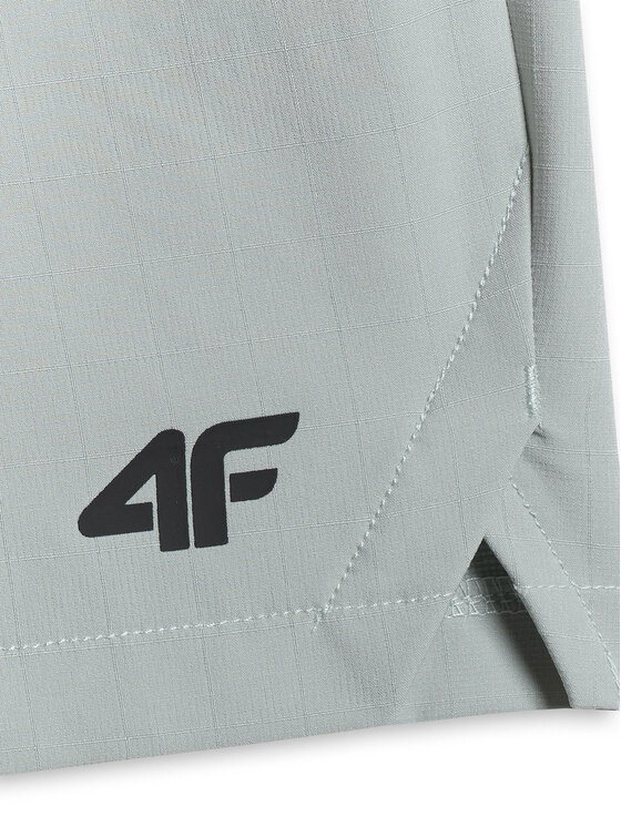 4F 4F Szorty sportowe ATHLETIC Turkusowy Regular Fit