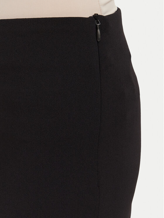 Rinascimento Rinascimento Панталони тип палацо CFC0130163003 Черен Wide Leg