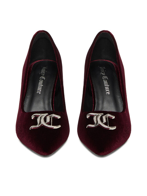 Juicy Couture Juicy Couture Szpilki EO-R24SS94659 Bordowy