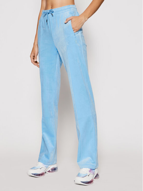 Juicy Couture Teplákové nohavice Tina JCAPW045 Modrá Regular Fit