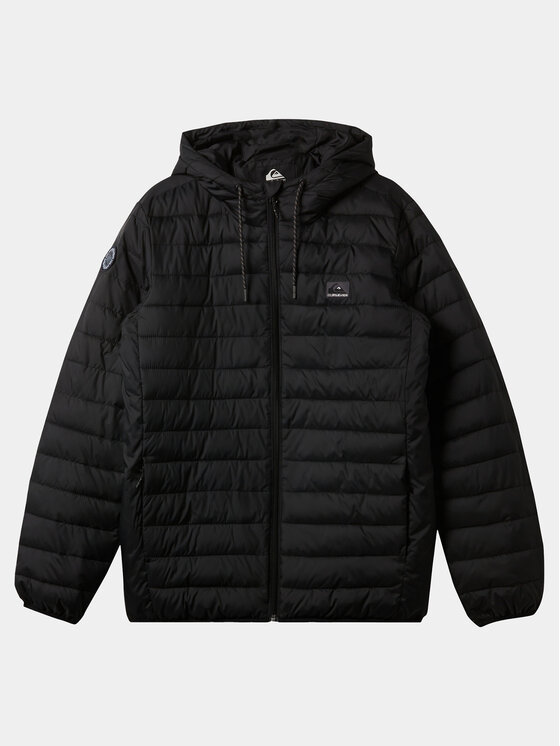 Quiksilver Prechodná bunda Scaly Hood Jckt EQYJK04008 Čierna Regular Fit