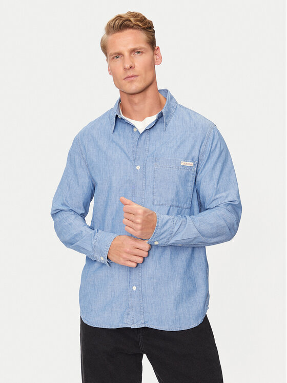 Calvin Klein Jeans Calvin Klein Jeans Πουκάμισο J30J326676 Μπλε Regular Fit
