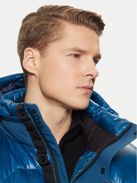 BOSS BOSS Puhovka Ronnie 50522627 Modra Regular Fit