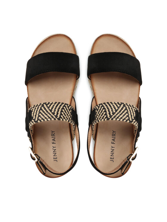 Jenny Fairy Jenny Fairy Espadrilky WS17059-08 Černá