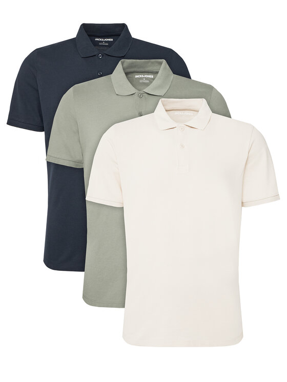 Komplet 3 koszulek polo Jack&Jones