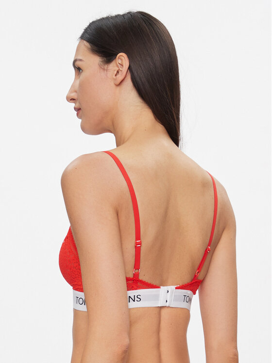 Tommy Jeans Tommy Jeans Biustonosz braletka UW0UW05156 Czerwony