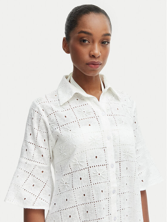 Iconique Iconique Vasaras kleita Romina IC26-039 Balts Regular Fit